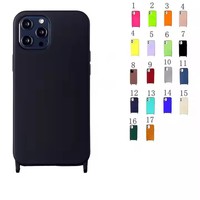 Étui de téléphone transparent de luxe en TPU avec bandoulière pour iPhone 17/16/15/14/13, antichoc, design personnalisé, paysage urbain