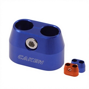 PRO CAKEN Pince de protection de câble d'accélérateur en alliage d'aluminium CNC pour moto <span class=keywords><strong>KTM</strong></span> 250 <span class=keywords><strong>350</strong></span> 450 500 EXC Six Days <span class=keywords><strong>SXF</strong></span> SMR EXC-F - Product Image 1