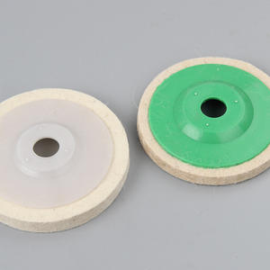 Discos de Pulido de Lana de 100 mm, Ruedas de Fieltro para Pulido de Acero Inoxidable, Aplicación en Mármol con Amoladora Angular - Product Image 1