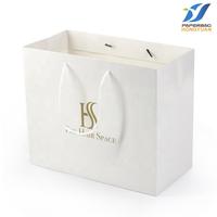 Sac en papier Euro Tote rose mat laminé personnalisé et imprimé sur mesure, avec poignée longue, pour la vente au détail de lunettes et de montres
