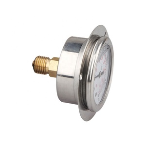 Oil <strong>Filled</strong> Vacuum <strong>Pressure</strong> <strong>Gauge</strong> bar MPa 60mm 100mm Dial Pump Pointer Exact <strong>Pressure</strong> <strong>Gauge</strong> Kit Adapter Fitting with Iron case - Product Image 1