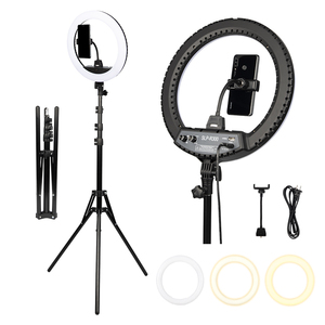 RVB <span class=keywords><strong>trépied</strong></span> Mobile avec portable selfie anneau lumière <span class=keywords><strong>smartphone</strong></span> anneau <span class=keywords><strong>lumineux</strong></span> pour caméra selfie caméra led 10 14 pouces 8 pouces ensemble - Product Image 1
