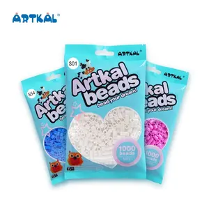 206 צבעים 1000 חרוזים/תיק Artkal hama 5mm מיני חרוזים hama חרוזים בתפזורת ילדים diy צעצועים חינוכיים