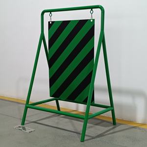 Señal de tráfico de valla temporal de barricada de acero móvil de alta calidad para control de multitudes y barreras de advertencia - Product Image 5