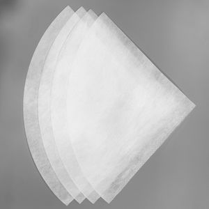 Papier filtre Hm en coton blanc de 48 cm de diamètre pour la filtration de l'huile de cuisson et du café - Product Image 2