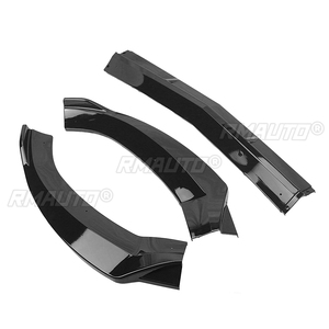 Juego de 3 Piezas de Difusor de Parachoques Delantero para Mercedes-Benz Clase C W205 Sport 2015 2016 2017 2018 C180 C200 C300, Kit de Carrocería - Product Image 3