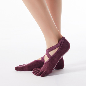 Bonypony – chaussettes de sport antidérapantes pour femmes, vente en gros, en coton, Bandage coloré - Product Image 3