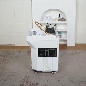 Bac à shampoing mobile compatible avec tous types de tables de massage, spa capillaire pour salons de beauté, utilisé dans les salons de beauté, de coiffure et de massage - Product Image 4