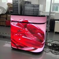 Écran LED incurvé GOB à haute fréquence de rafraîchissement 3840Hz pour réception, P1.86 P2.5, entretien frontal, anti-collision, affichage LED pour cabine DJ