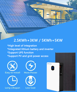 แบตเตอรี่ลิเธียม 5Kwh Power Wall All in One 51.2V 100Ah สำหรับระบบจัดเก็บพลังงานภายในบ้าน - Product Image 6