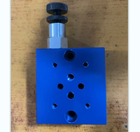 Vanne de décharge à trois voies en aluminium personnalisée avec une pression de 210 bars et un débit de 60 L/min pour vannes hydrauliques R02-1W