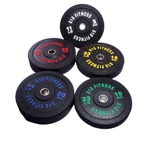 High Quality <strong>Rubber</strong> Particles Stainless Steel Inner Hole <strong>Weight</strong> Lifting Disc <strong>Plate</strong> Gym <strong>Rubber</strong> <strong>Weight</strong> <strong>Plates</strong> for Fitness - Product Image 1