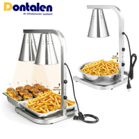 Équipement de cuisine commerciale Buffet électrique chauffe-aliments comptoir 250w chauffage infrarouge lampe chauffante