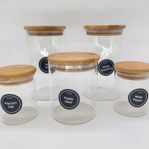 Waterproof Adhesive Herb and <strong>Spice</strong> Sticker Sheet Minimalist WhiteText on Black Round Seasoning Stickers <strong>Spice</strong> Jar <strong>Labels</strong> - Product Image 3