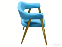 Chaise moderne à prix d'usine, chaise en acier et en fer pour café, restaurant et salon de thé
