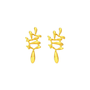 Pendientes de Moda, Acero Inoxidable 316L, Baño de Oro PVD, Sostenibles y Resistentes - Product Image 2