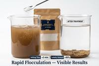Polyacrylamide PAM à expédition rapide mondiale, stock important disponible, floculant pour les stations d'épuration
