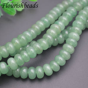 Agate naturelle de bonne qualité Oeil de tigre Howtile Lisse Rondelle Forme Pierre Perles en vrac Pour la fabrication de bijoux Collier de fête Bracelet - Product Image 3