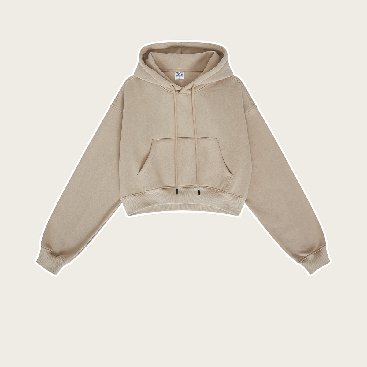 Sweat à capuche kaki