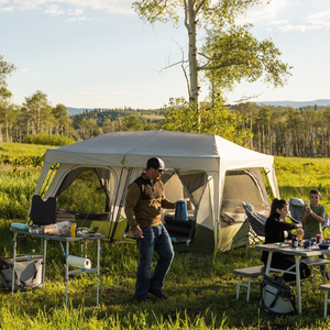 Briegtebe 6-8人家庭帐篷两室两门防水双层四季190T涤纶快开大帐篷 - Product Image 5