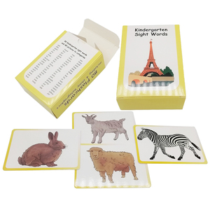 Tùy chỉnh in ấn Giấy Phim hoạt hình THẺ FLASH nói chuyện học tập Bảng chữ cái thư THẺ FLASH đồ chơi cho trẻ em - Product Image 3