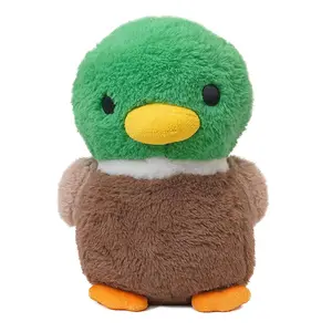 J803 Usine Directement Mignon Canard colvert à Tête Douce Animal en Peluche Jouet pour Amis Enfants Cadeau Canard colvert en Peluche