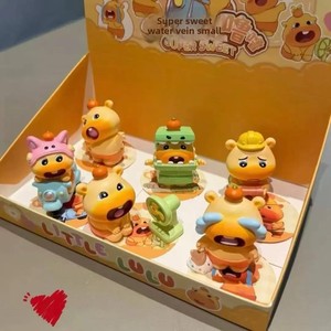 Capybara Little Lulu, Caja Sorpresa de Resina, Figura de <span class=keywords><strong>Animal</strong></span> de Juguete, 5-7 Años, Unisex, Muñeca Decorativa, Regalo Navideño - Product Image 5