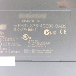 โมดูลอินพุตแบบอะนาล็อก SIMATIC S7-300 PLC รุ่นดั้งเดิม 6ES7336-4GE00-0AB0 สำหรับ PLC และระบบอัตโนมัติทางอุตสาหกรรม - Product Image 4