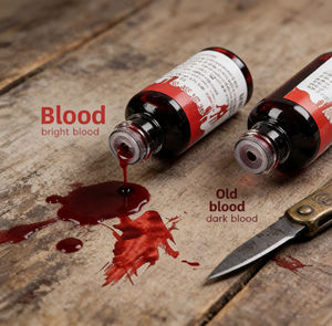 Cápsulas de Sangre Falsa Realistas de Plástico para Halloween, Plasma Artificial Comestible para Maquillaje de Zombis, Simulación de Sangre y Vómito - Product Image 1