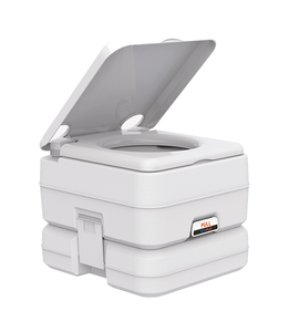 Inodoro Químico Portátil SEA FLO Moderno de Una Pieza, Cuadrado, con Doble Descarga, Sifó<span class=keywords><strong>n</strong></span> en P, 10L, con Taza de 20L para Caravana o RV - Product Image 1