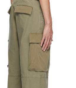 جمالية الفتيان والفتيات بنطلون بضائع من القطن عالي الخصر 8 جيوب قماش بالأسى مع حزام - Product Image 5