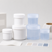Pot rond personnalisé en plastique PP avec couvercle fileté pour peinture, revêtement, colle, cosmétiques – Emballage personnalisé, logo sur mesure, OEM, vente en gros, usine, en vrac