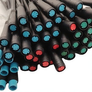 Câble d'extension étanche M6 2 à 6 broches mâle-femelle, âme en cuivre, PVC, basse tension 220V, 1 mètre, pour vélo électrique, moto - Product Image 5