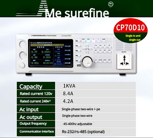 Fonte de Alimentação de Teste Programável de Frequência Variável Monofásica de Alta Performance e Multifuncional Huipu CP70D10 - Product Image 5