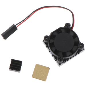 2020 Universele Ventilator Koeler Module Vierkante Koelventilator Met Heatsink Koeler Kit Koper Aluminium Cooling Pad Voor Raspberry <span class=keywords><strong>Pi</strong></span> 4 /3/2 - Product Image 2