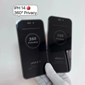 Pellicola Protettiva Privacy in Vetro Temperato Anti-spia per <span class=keywords><strong>iPhone</strong></span> 15 Pro Max 16, <span class=keywords><strong>Protezione</strong></span> Completa a 360 Gradi, Vetro 9H - Product Image 3