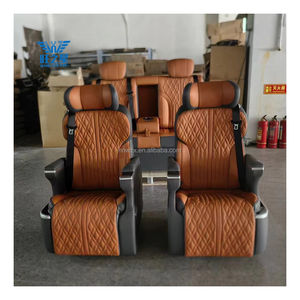 ชุดเบาะรถตู้ไฮเอซ อัลฟาร์ด วีไอพี อุปกรณ์ตกแต่งภายใน หนังสีเบจ เบาะรถยนต์ปรับไฟฟ้าแบบดัดแปลง - Product Image 2