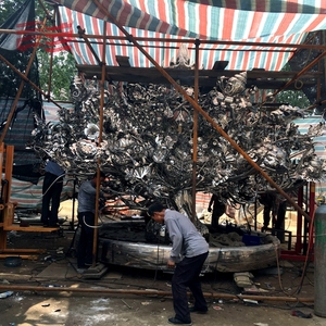 Tác phẩm điêu khắc Kim Loại Lớn, gương thép không gỉ rèn quá trình + Công nghệ đa phương tiện công nghệ tương tác ánh sáng công viên - Product Image 4