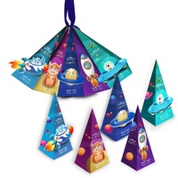Lot de 5 bombes de bain effervescentes et sels de bain Olivee pour enfants et adultes, marque privée OEM, nettoyantes, hydratantes, relaxantes, parfum personnalisé