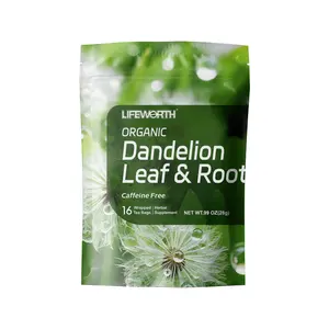 LIFEWORTH Herbal Relaxation Tea Organic Dandelion Leaf Root Supports Kidney Function Healthy Digestion