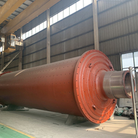 Molino de Bolas Controlado por PLC de 2400x3000, Fabricado en Hongke, Henan, China, con Motor AC, Caja de Engranajes, Capacidad de 15-65t/h, 1 Año de Garantía, Directo de Fábrica