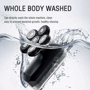 6D <b>Head</b> Rotary <b>Razor</b> Bald Trimmer Waterproof USB Men Cordless Rechargeable Electric Shaver Household - Product Image 2