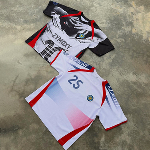 เสื้อยืดคอตตอน 100% 280gsm พิมพ์ลายโลโก้ DTG สไตล์สตรีทแวร์ ทรงบ็อกซี่ฟิต สำหรับผู้ชาย เสื้อยืดโอเวอร์ไซส์ลำลอง ดีไซน์เนอร์ - Product Image 1