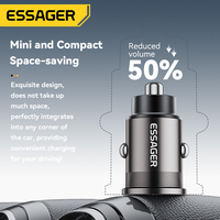 Chargeur de voiture USB-A USB-C ESSAGER ES-CC15 45W, port USB pour voiture