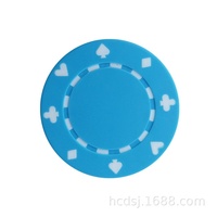 Jetons personnalisables bicolores en ABS pour salles de poker et de mahjong, jetons pour jeux d'échecs et de cartes, marque HCD