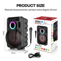 Haut-parleur portable Bluetooth 8 pouces haute puissance pour extérieur, idéal pour la danse de rue et les spectacles en direct - Vente en gros