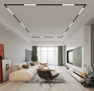 Comercial moderno 2700K 3000K 5000K galeria CCT 20W 30W 40W 50W trilho ajustavel luz led spot Track lights - Product Image 5