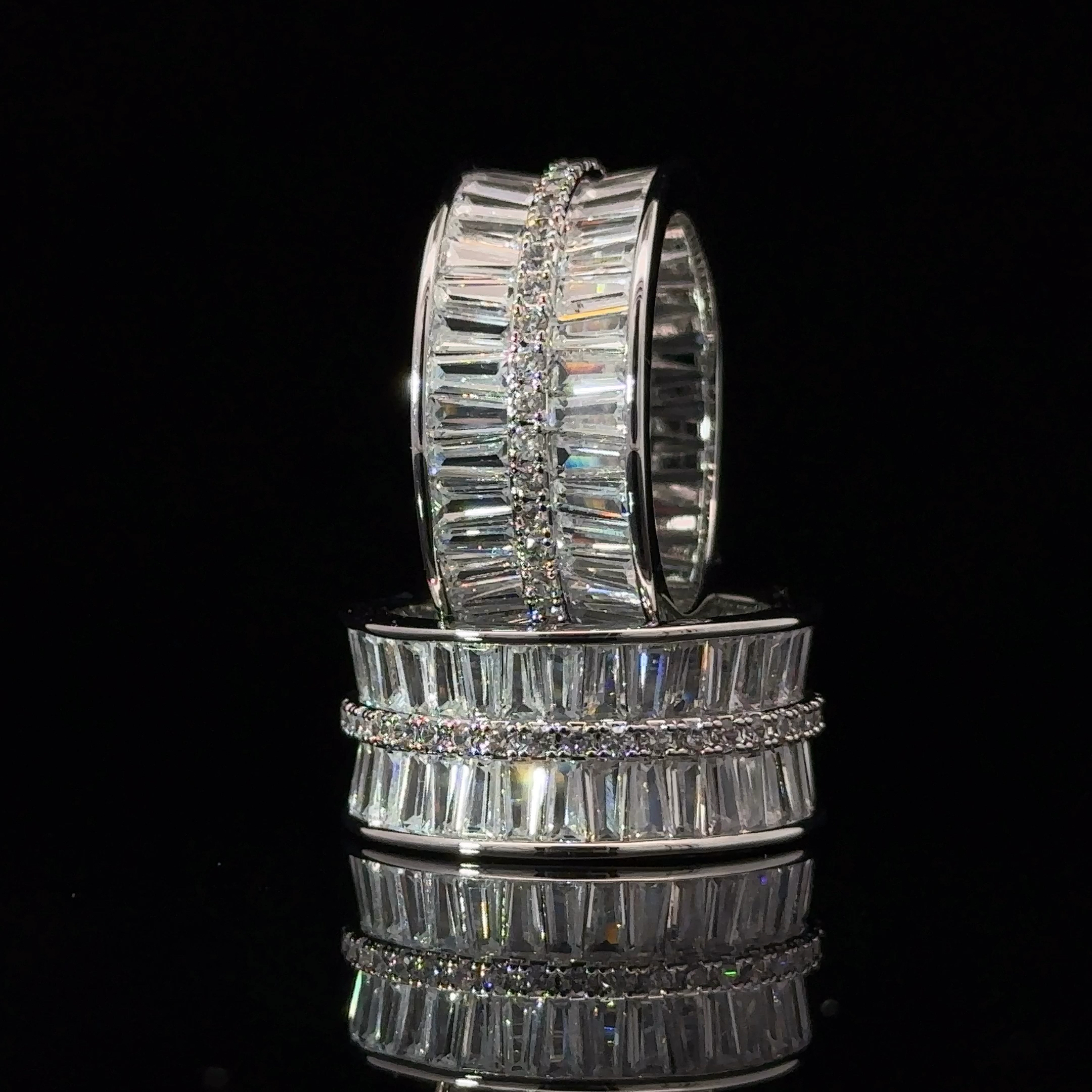 Bague éternelle double rang