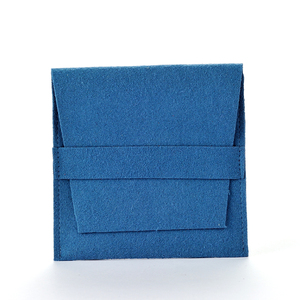 PackSecret Wholesale High-end Custom Logo Printed Microfiber <b>Envelope</b> Pocket Pouch for Ring Necklace Jewelry Bag Packaging - Product Image 3