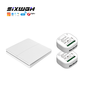 Sixwgh tự-powered <span class=keywords><strong>wifi</strong></span> thông minh chuyển đổi kit 1/2/3 gang cho cuộc sống thông minh Tương thích không dây tường chuyển đổi điều khiển bằng giọng nói cho thông minh - Product Image 1